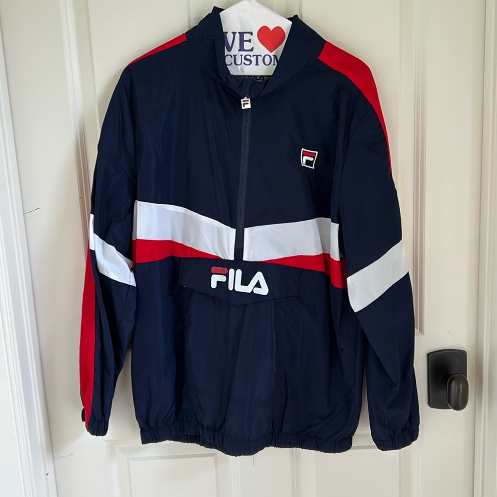 Youth XL Fila windbreaker jacket-has name in the tag just fyi